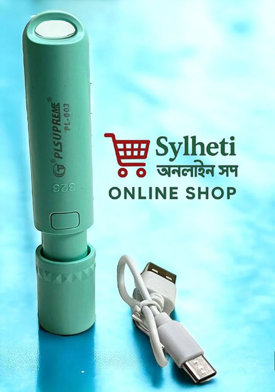 FL-407 Mini LED Zoom Torch Light High Power Rechargeable Light