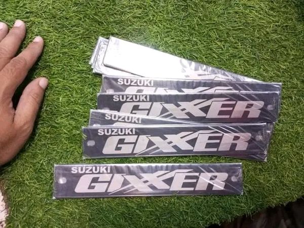 Premium Front Name Plate Board Gixxer All Model
