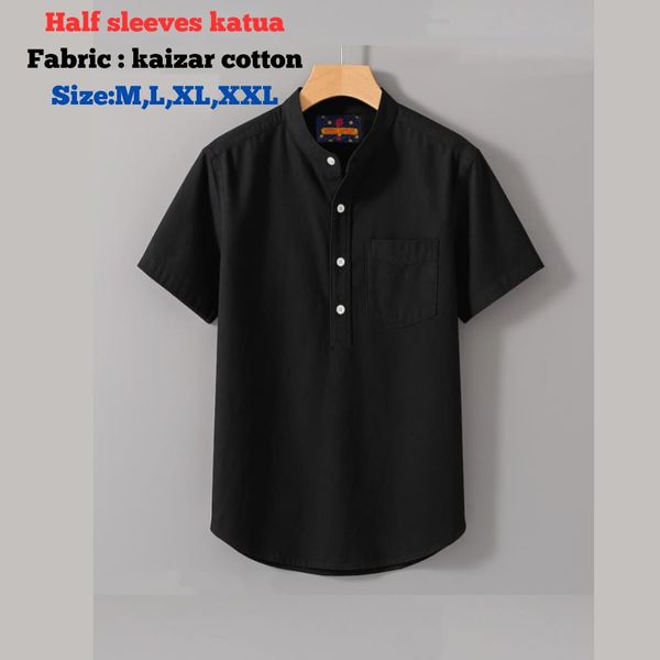 Kaizar Cotton Half Sleeves Katua for Men đ§ĩâ¨