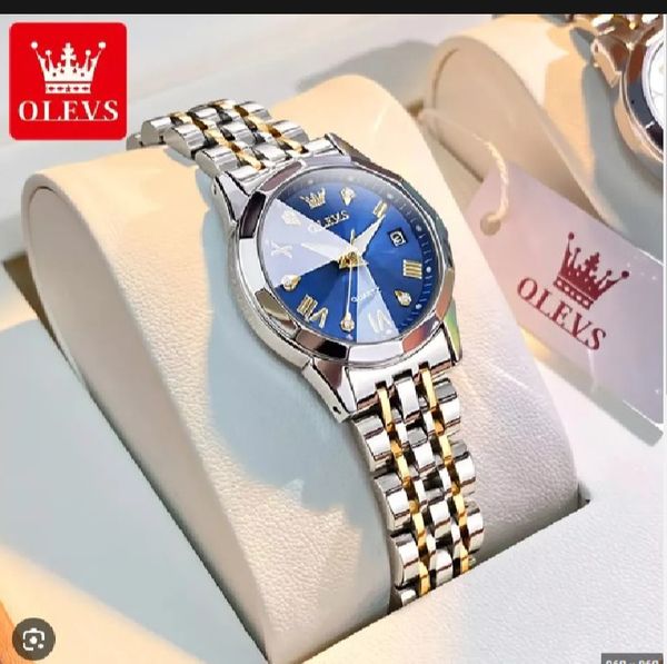 Olevs 9931 Luxury Fashion Stainless Steel Imported Wuartz Movement Ladies Wristwatch