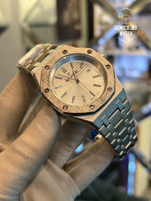 Audemars piquet White Dial Silver Case AA Grade