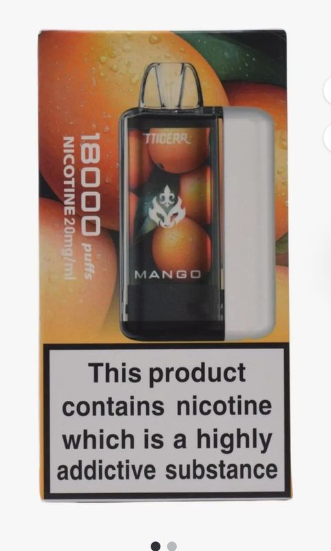 Ttigerr 18k Puffs Disposable Mango 1 Piece