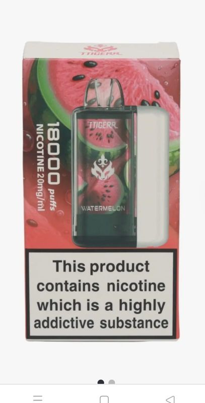 Ttigger 18k Puffs Disposable Watermelon 1 Piece