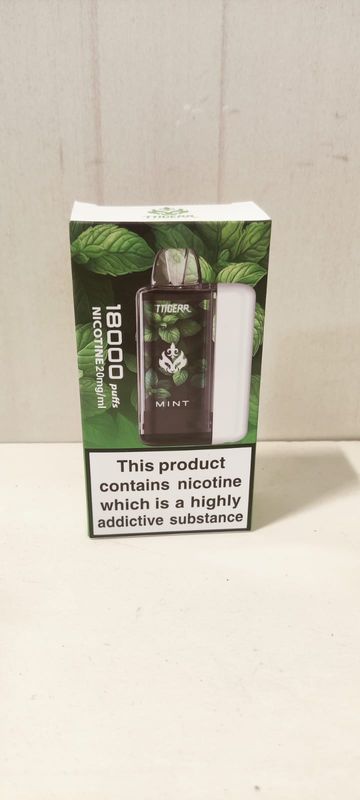 Ttigerr 18k Puffs Disposable Mint 1 Piece