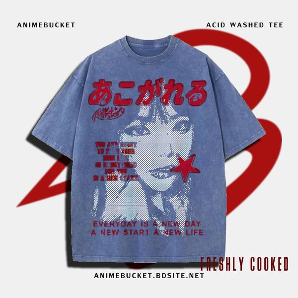 CHINEESE GIRL || BLUE WASHED