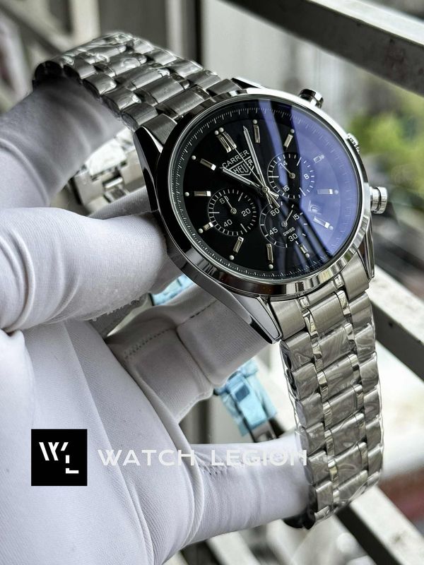 TAG CHAIN 3 CHRONO BLACK DIAL