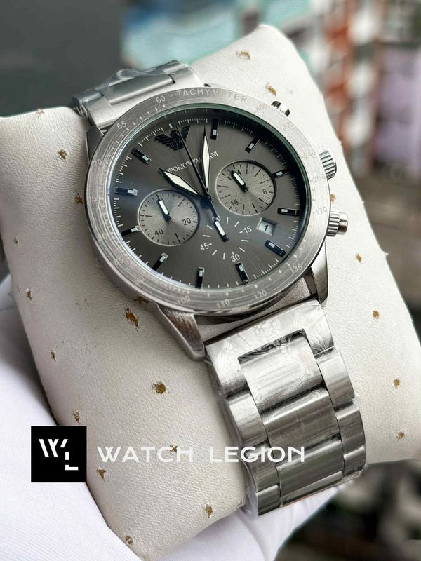 ARMANI CH MATT SILVER GREY DIAL