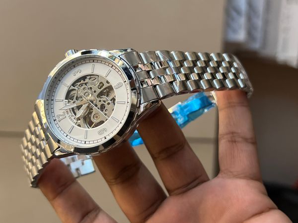 FOSSIL AUTO CH WHITE DIAL