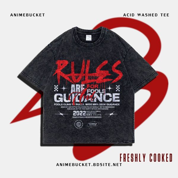 RULES || BLACK WASHED