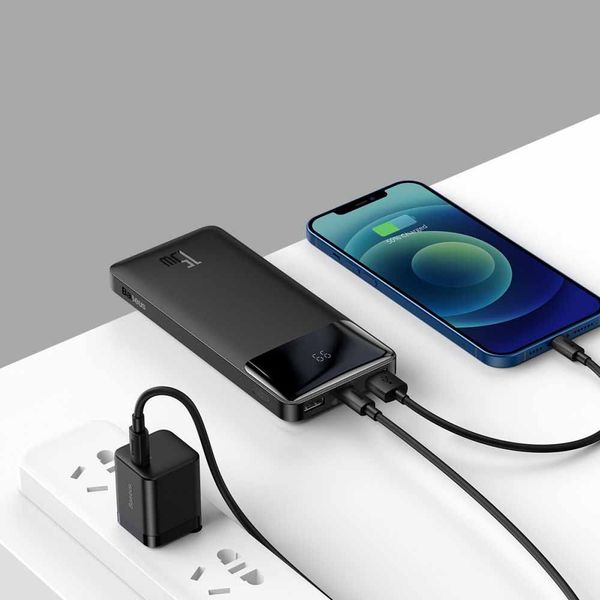 Baseus Bipow 20000mAh 15W Power Bank – Black Color