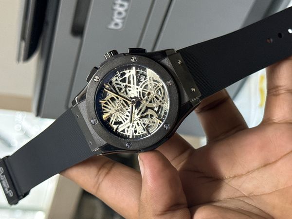 HUBLOT GEAR DIAL BLACK