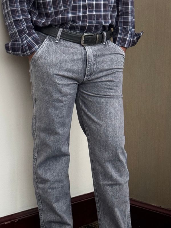 Ash Color Baggy Jeans For Men’s