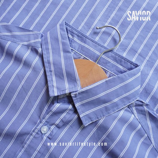 Skyline Stripe - Old Money Full Sleeve Shirt