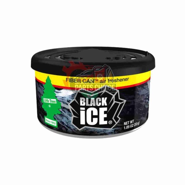 LITTLE TREES BLACK ICE SCENT FIBER CAN CAR AIR FRESHENER