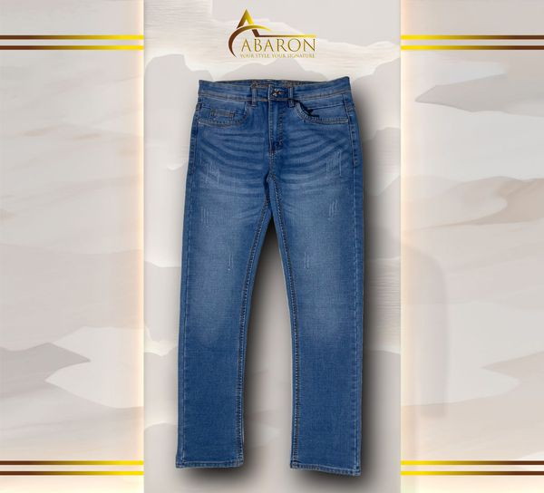 JEANS PANT - Light-Blue Wash Denim - 253066