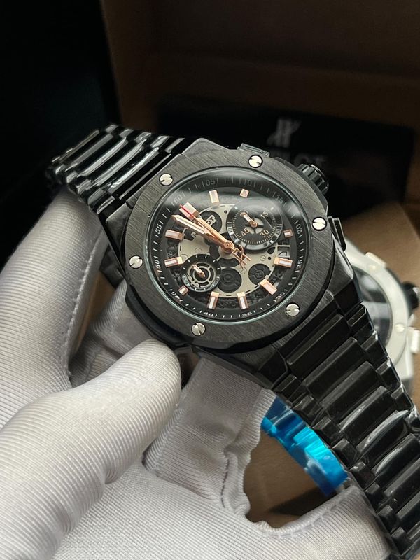 HUBLOT CH B.B BLACK BODY BLACK DIAL RG DIGIT
