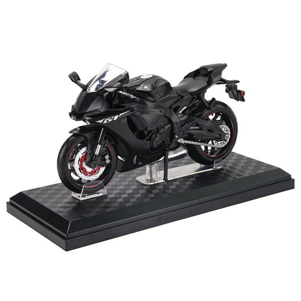 CCA 1:12 YAMAHA YZF-R1 Black Official Licensed Diecast Model Bike