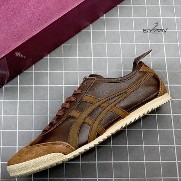Onitsuka Tiger Chocolate Mexico 66 Deluxe Shoes Slip-On