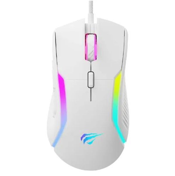 Havit MS1033 RGB তারযুক্ত প্রোগ্রামেবল গেমিং মাউস Havit MS1033 RGB Wired Programmable Gaming Mouse .