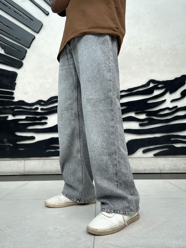 Baggy fitted Gray denim pant
