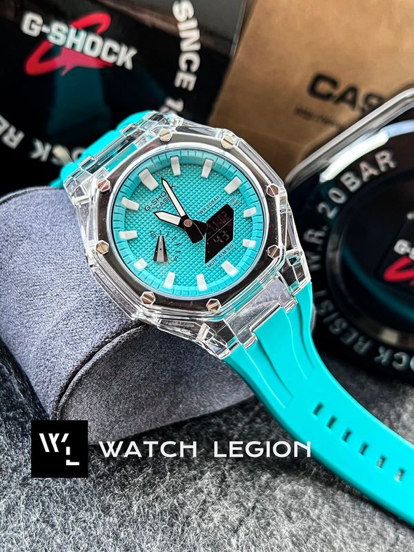 CASIO GSHOCK 2100 TRANSPARENT TIFFANY
