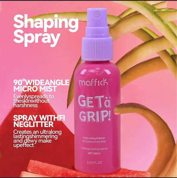 Maffick Getä Grip! Long Lasting Makeup Oil Control Fine Mist