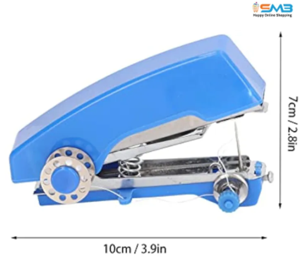 Sewing Machine, Portable Mini Handheld Stitching Machine, Mini Sewing Machine Automatic Feeding DIY Hand Sewing Machine for Beginners | Easy to Use and Fast Stitch