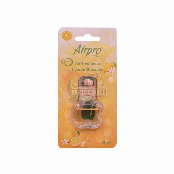AIRPRO LEMON BLOSSOM HANGING BOTTLE AUTO AIR FRESHENER 8ML