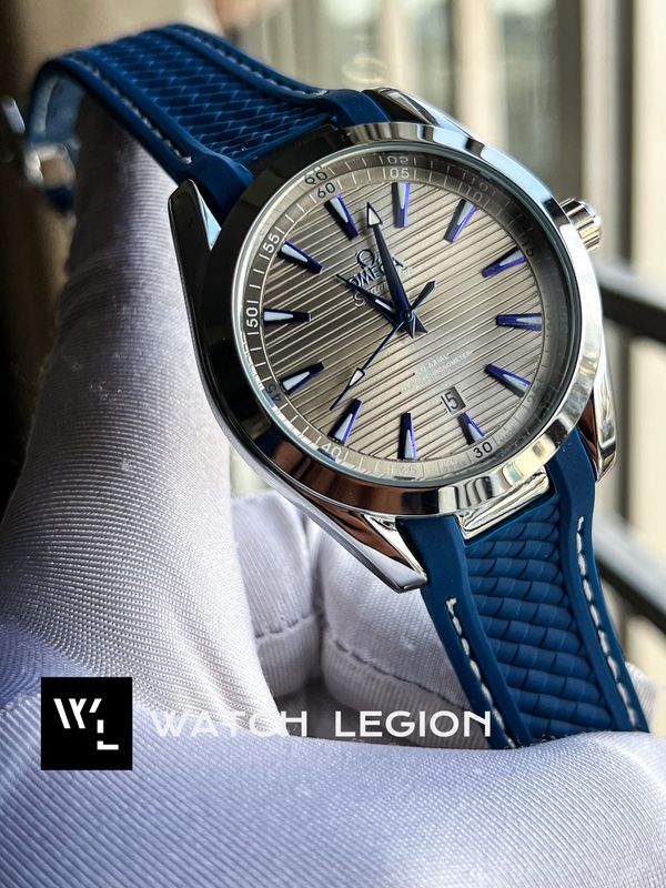 OMEGA SEAMASTER BLUE BELT SILVER DIAL