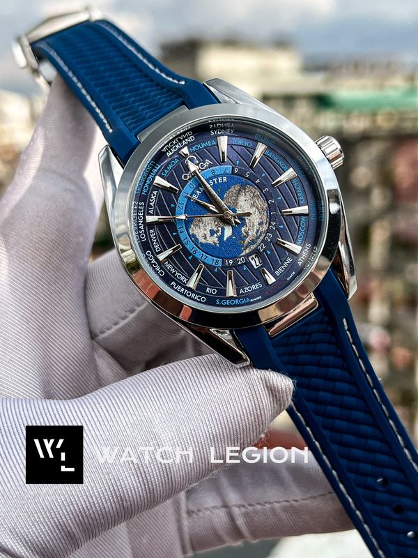 OMEGA WORLD TIMER BLUE