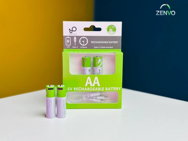 SmarToools RB20 AA 1.5V 2600mWh Rechargeable Battery ( 2 Pcs Set)