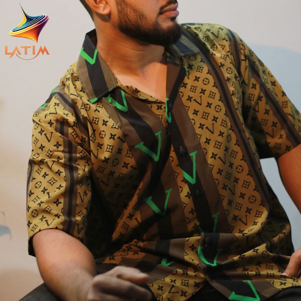 প্রিমিয়াম কোয়ালিটি কিউ বেন্ড কলার ড্রপ সোল্ডার শার্ট।