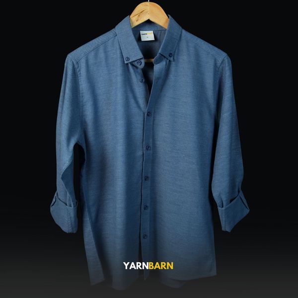 Dusty Blue Buttoned Down Shirt