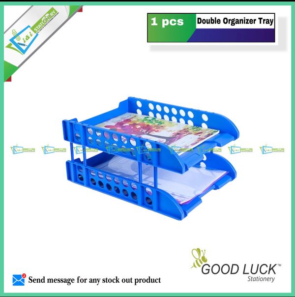 Good Luck Double Organizer File Tray 1 pcs