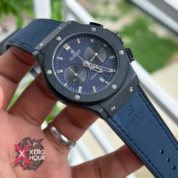 Hublot Classic Fusion Collections Chronograph | Crocodile Leather & Velvet Leather