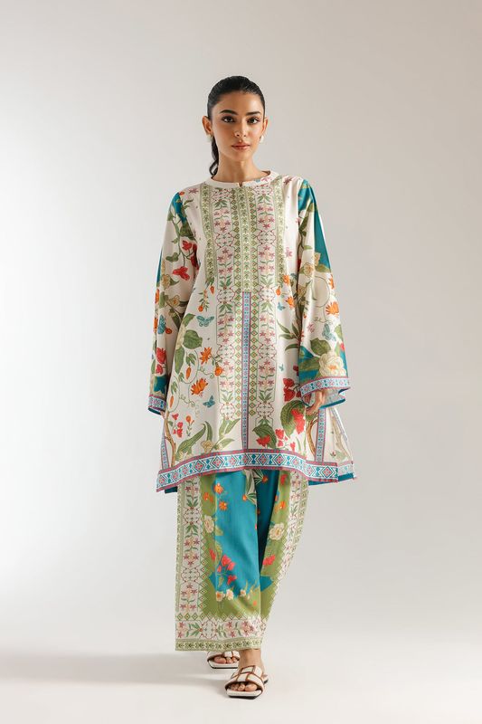 2 piece cor-ord Digital print dress