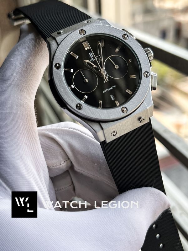 HUBLOT CLASSIC FUSION SILICONE BLACK
