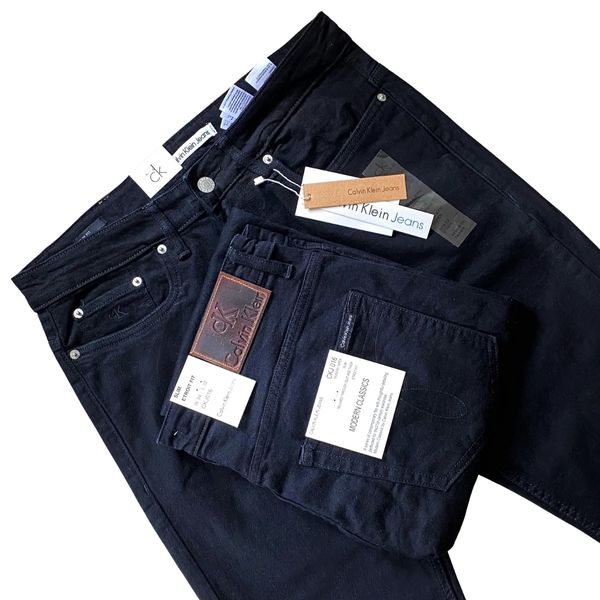 Calvin Klein Men's Jet Black Jeans