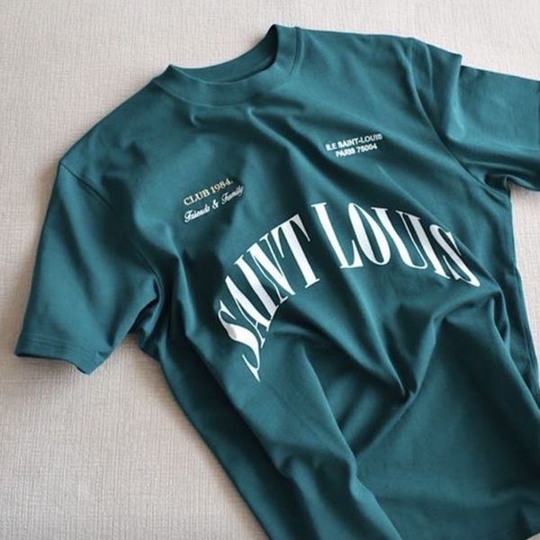 Premium Quality Oversized T-Shirt Green Saint Louis
