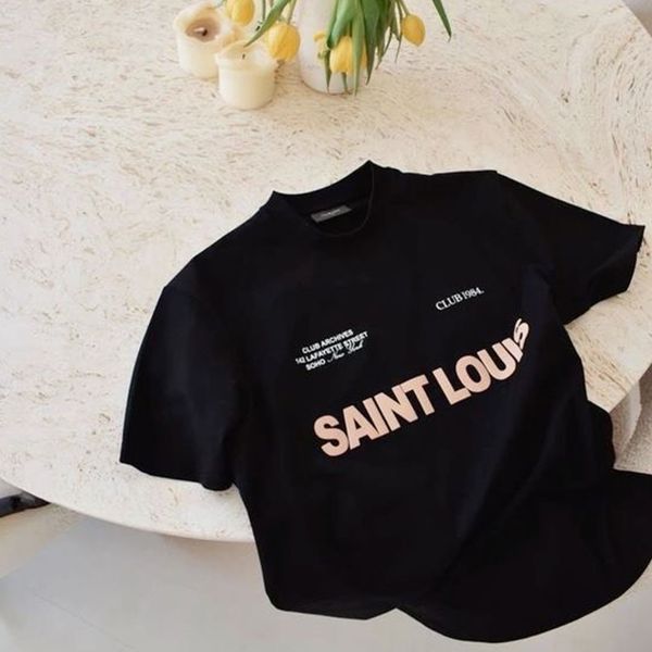 Premium Quality Oversized T-Shirt Black Saint Louis