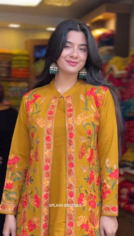 Mustered Yellow Koti Two piece Set - Image 1