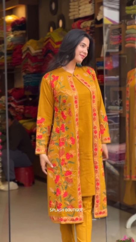 Mustered Yellow Koti Two piece Set - Image 2