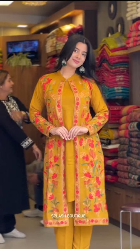 Mustered Yellow Koti Two piece Set - Image 3