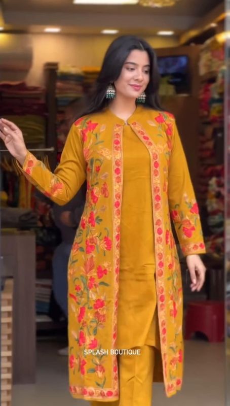 Mustered Yellow Koti Two piece Set - Image 4