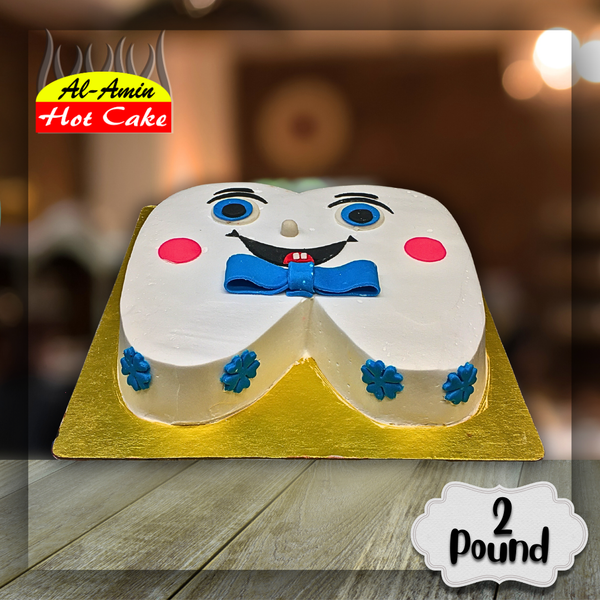 Teeth theme cake