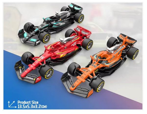 1:43 Scale F1 Racing Car Diecast Model