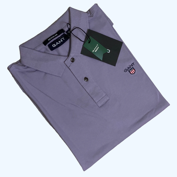 Gant Men's Light Purple Polo T-shirt