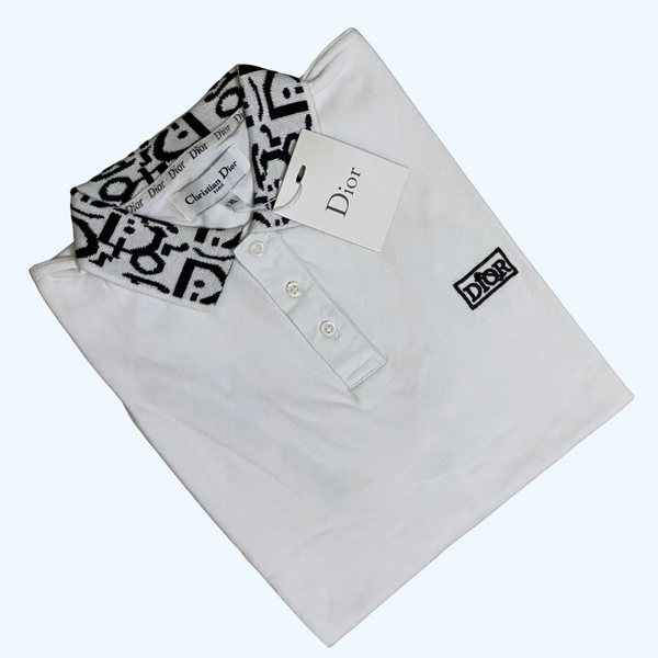 Christian Dior Men's White Polo T-shirt
