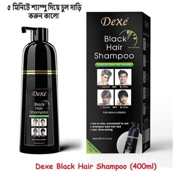 Dexe black hair shampoo 400ml