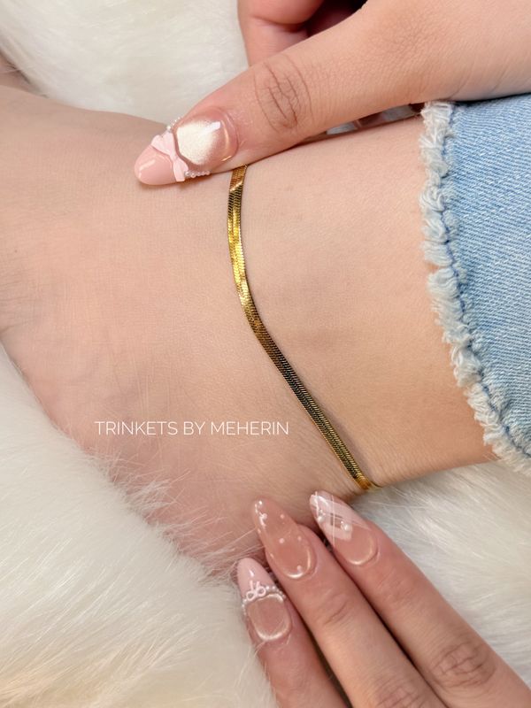 BESTSELLER ✨ Snakebone thick anklet